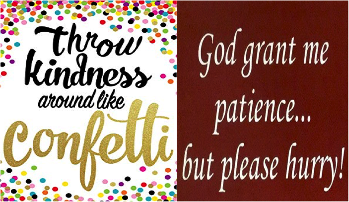 develop more Kindness and patience