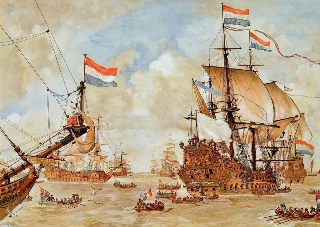 Dutch trading merchant ship